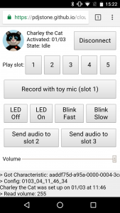 Demo Web Bluetooth Website