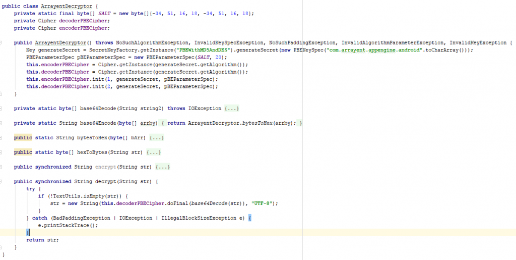 Reconstructed decryption tool for the Osram App