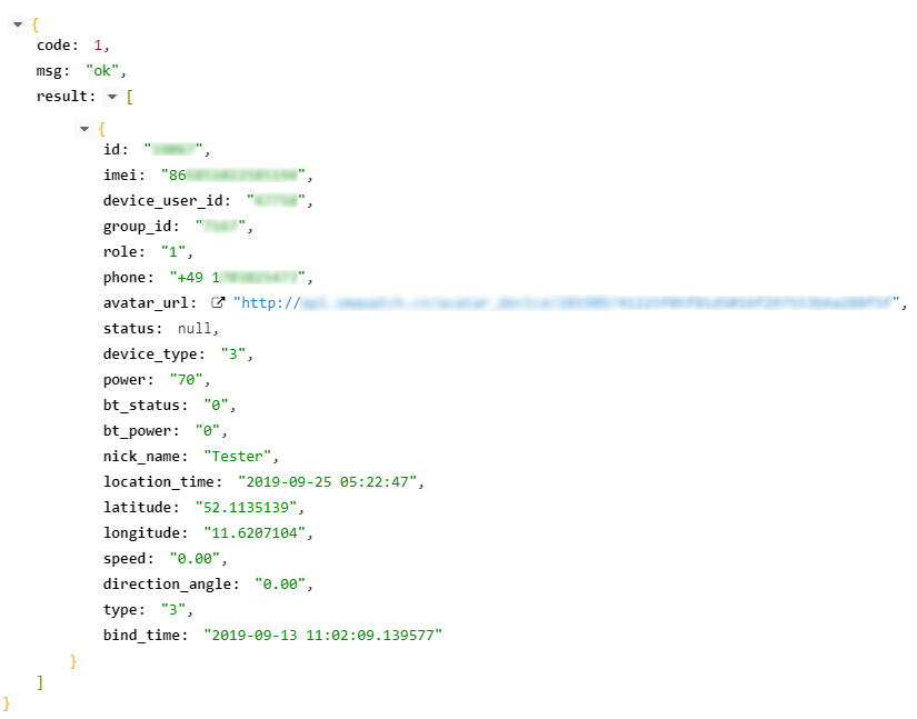 Über die ungeschützte Web-API ist der Komplettzugriff auf die umfangreichen IDs der registrierter Nutzer der SMA-WATCH-M2 möglich. Enthalten sind Namen, Adressen, Bilder, Rufnummern, aktuelle Positionsdaten und viels mehr.